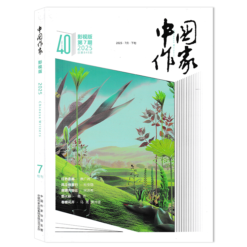中国作家影视版杂志2025年