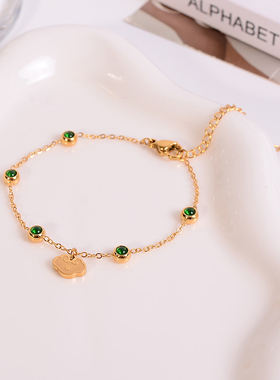 钛钢手链 简约气质高级感祥云手链女ins小众精致绝美叠戴手饰品