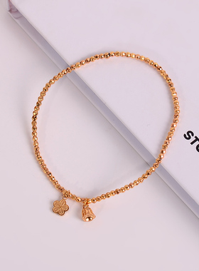 钛钢手链 小花铃兰花手链女小众高级个性时尚百搭手串饰品不掉色