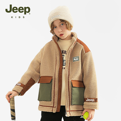 jeep秋冬保暖摇粒绒外套