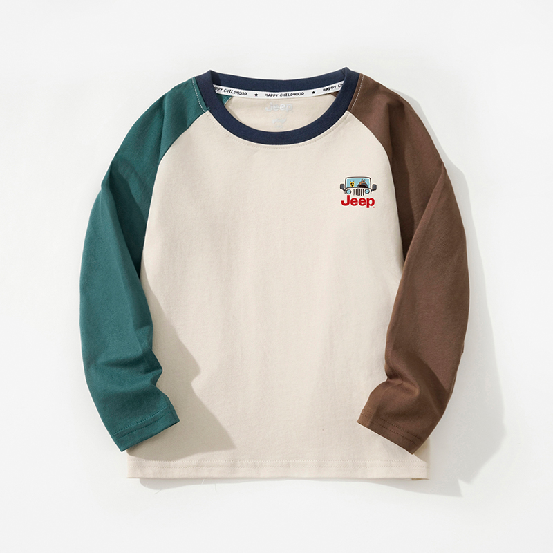 jeep童装儿童百搭纯棉t恤