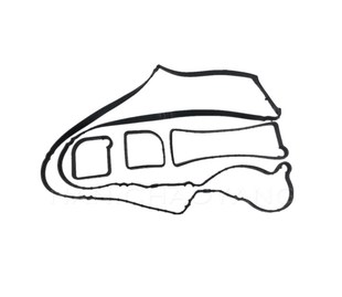 适用于08-11-12-13款蒙迪欧致胜气门室盖垫火花塞密封胶垫 密封圈