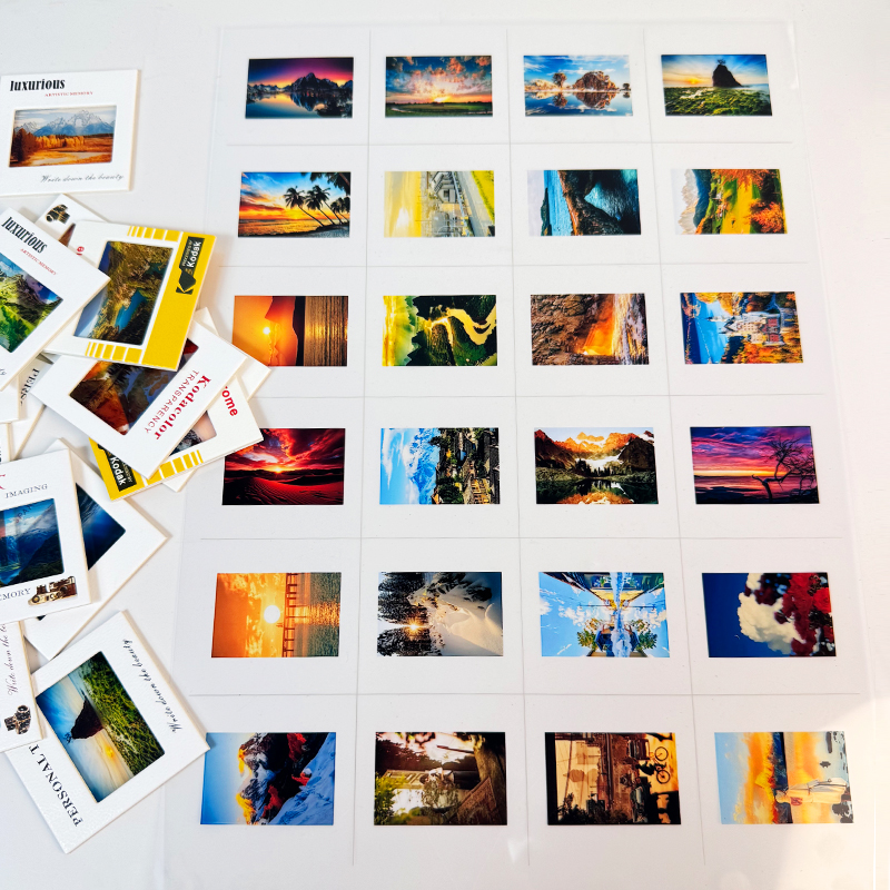 定制胶片透光菲林打印反转片幻灯片创意生日毕业应援团书签礼物