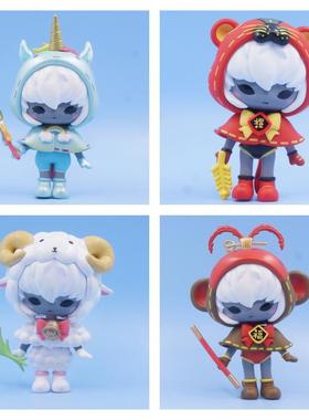 正版散货19八3 toys  ABIRUARI生肖派对系列潮流盲盒公仔摆件现货
