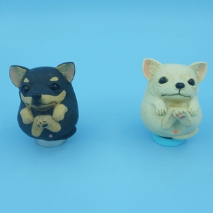 正版散货 TAKARA TOMY/多美卡 圆滚滚小狗 扭蛋 铁包金吉娃娃现货