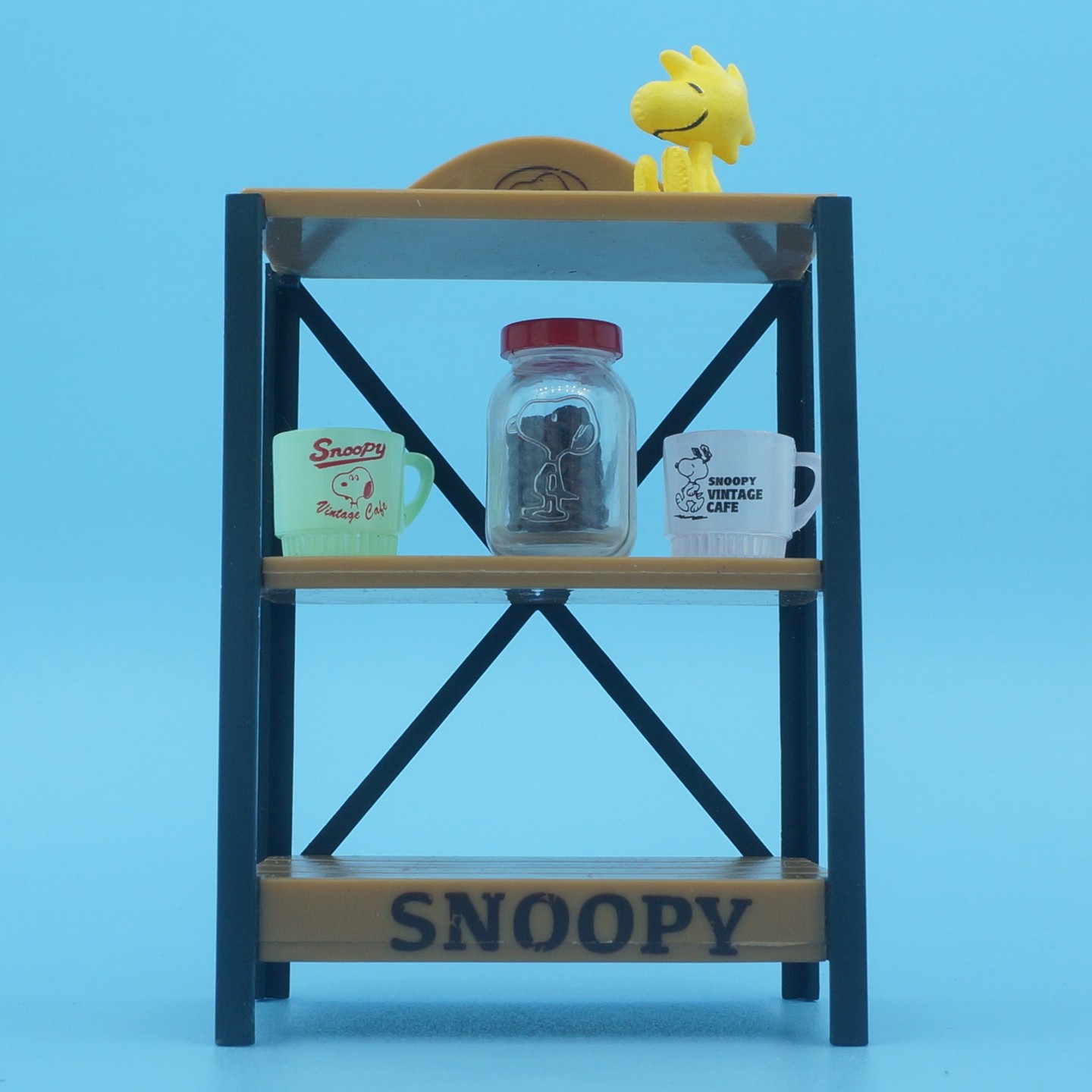 正版散货 RE-ME 食玩 Snoopy 史努比复古咖啡馆 微缩场景玩具现货