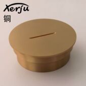 全铜圆面清扫口扫除口 DN110 堵头检查口 地漏地面检查口