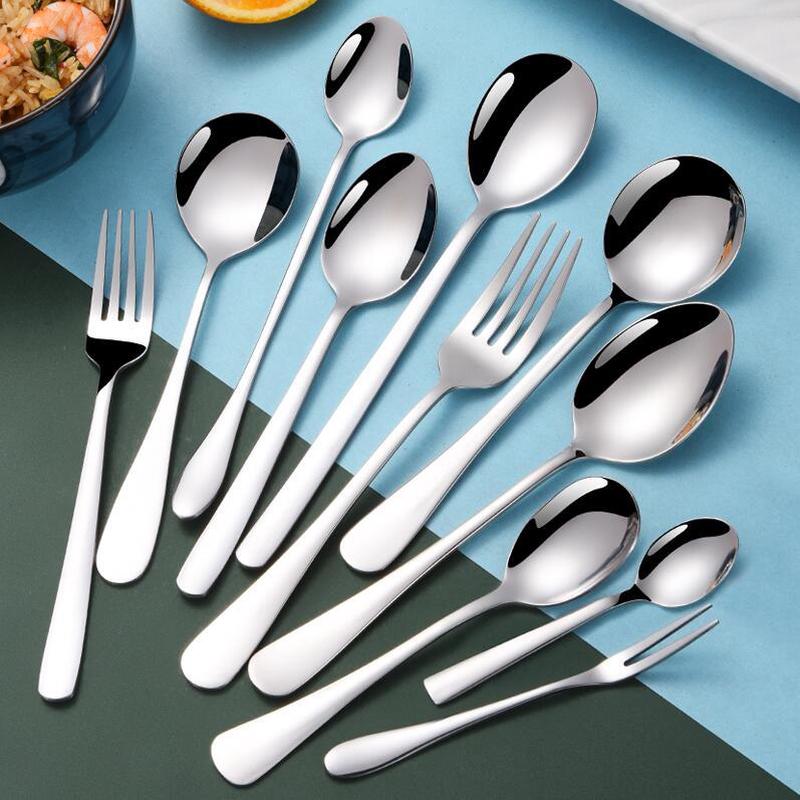 Stainless steel spoons western food spoon main meal spoon so
