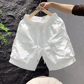 2025新款 百搭工装 五分裤 拉链口袋男夏季 宽松运动休闲中裤