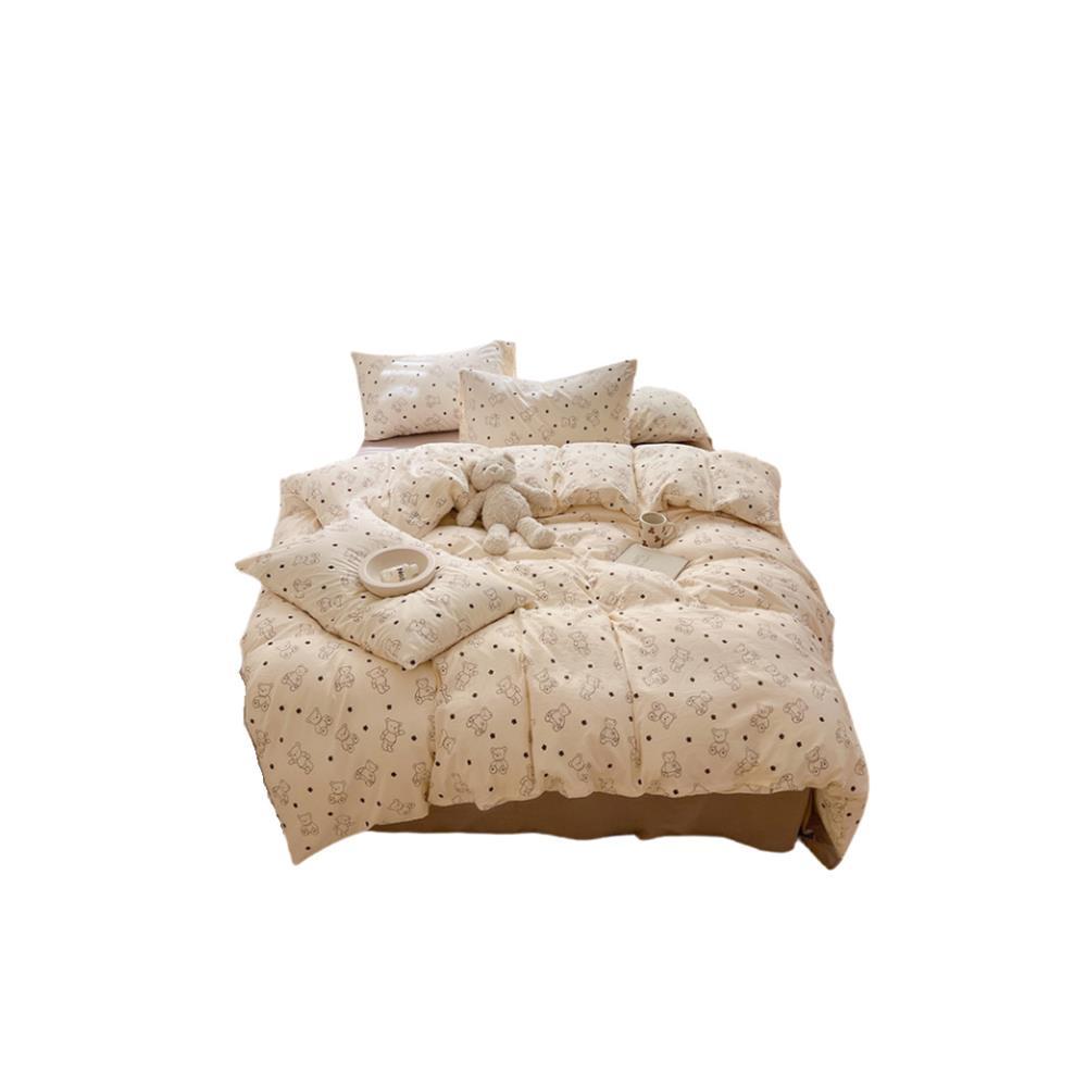 Class A double yarn 4-piece set students dormitory bed with