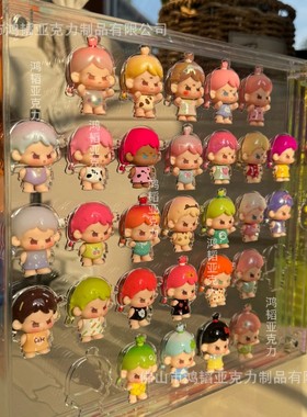 莉莉丝小蛇小狗天使小龙pitty二代萌粒猫水果亚克力收纳盒