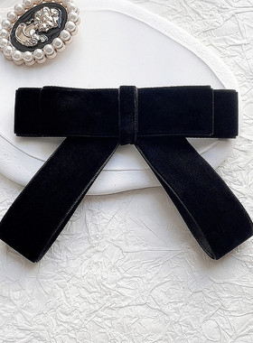 直销领结女学院风英伦复古美人头蝴蝶结胸针百搭职业白色衬衫领花