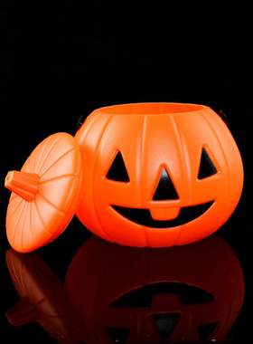Halloween Decorative Props Handheld Pumpkin Bucket Kinderga