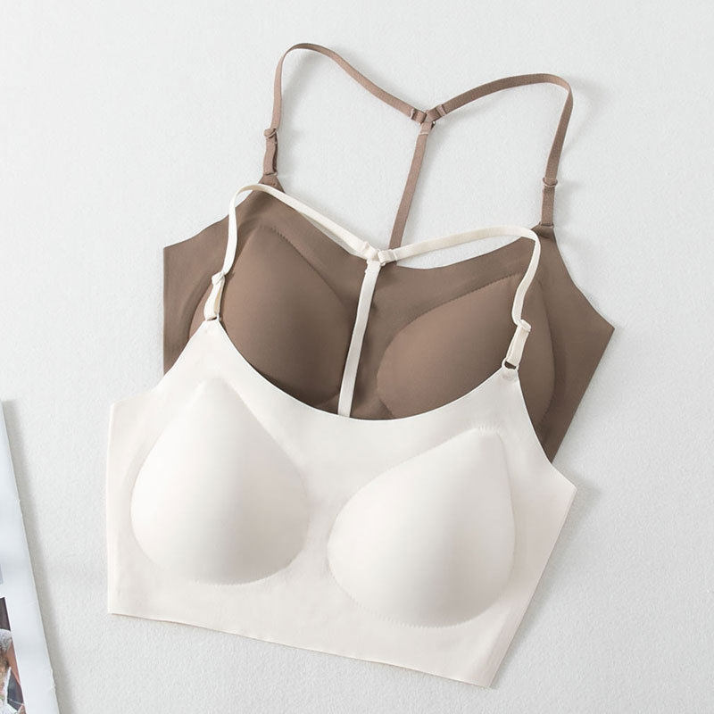 无痕白色挂脖内衣聚拢加厚胸垫小胸美背平胸专用内搭女抹胸式文胸,女士内衣/男士内衣/家居服,文胸,淘宝优惠券,粉丝福利购,淘宝优惠卷