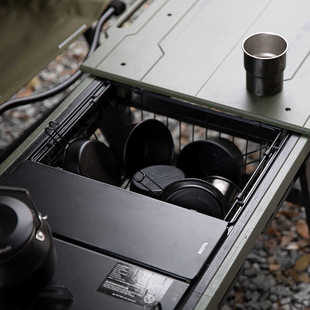 户外露营多功能可折叠收纳篮igt桌子一单元板沥水篮厨房菜篮子