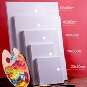 canvas Cotton blank square painting Art pane mounted flax画