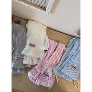 新品 韩国ins夏季 冰丝防晒袖 套女户外骑行开车防紫外线护手臂薄款