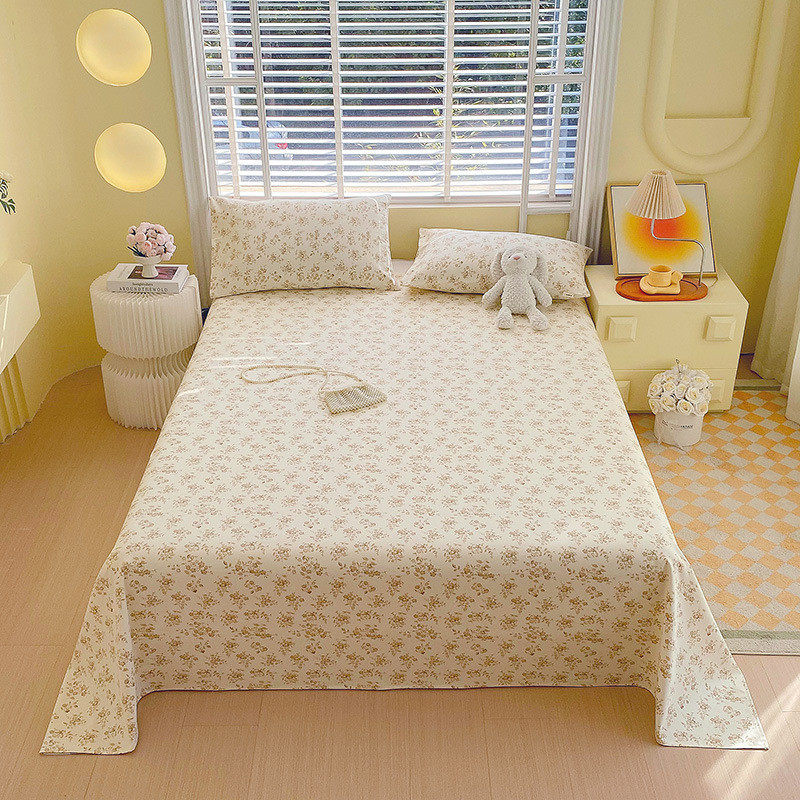 批发货源溯源源头工厂全棉老粗布床上用品床单成人一手