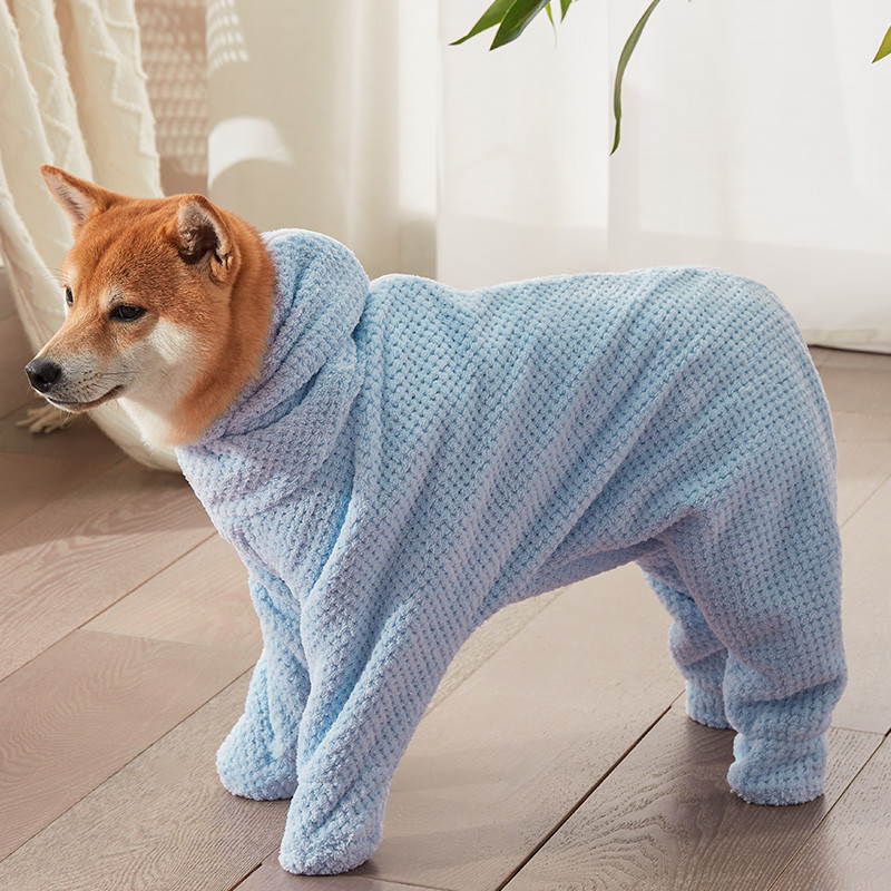 宠物吸水毛巾中小型犬浴袍狗狗柴犬柯基狗狗柔软速干衣服宠物厂家
