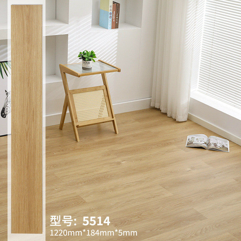 防水直供批发spc石塑地板工厂防火防烟烫室内酒店锁扣碳素地板5mm