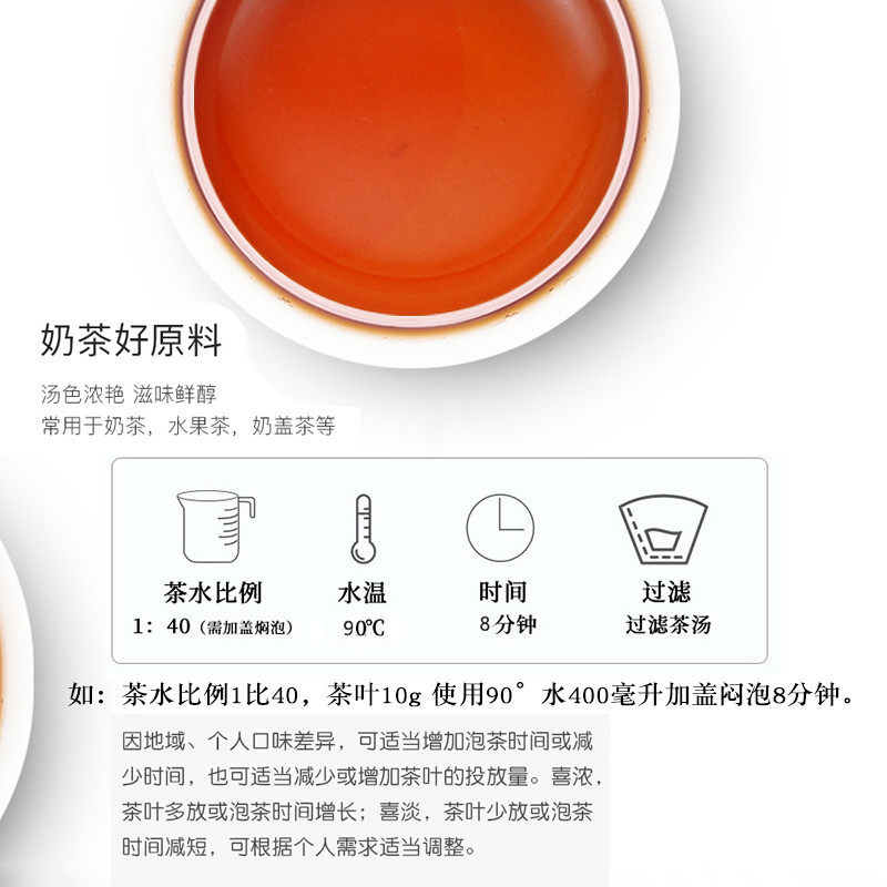 新日期奶茶店专用红茶锡兰风味红茶CTC红碎茶港式丝袜COCO红茶粉