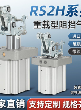 阻挡器气缸RS2H50 63 80-30DL-D-40BL-DM-TL-TM-DC流水线止动气缸