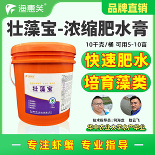 渔惠笑壮藻宝肥水膏碳肥池塘培藻溶解迅速肥水稳水调水可四季常用