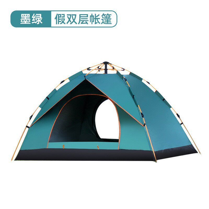 户外露营自动帐篷速免安装开假双层帐篷3-4人野营便携批发