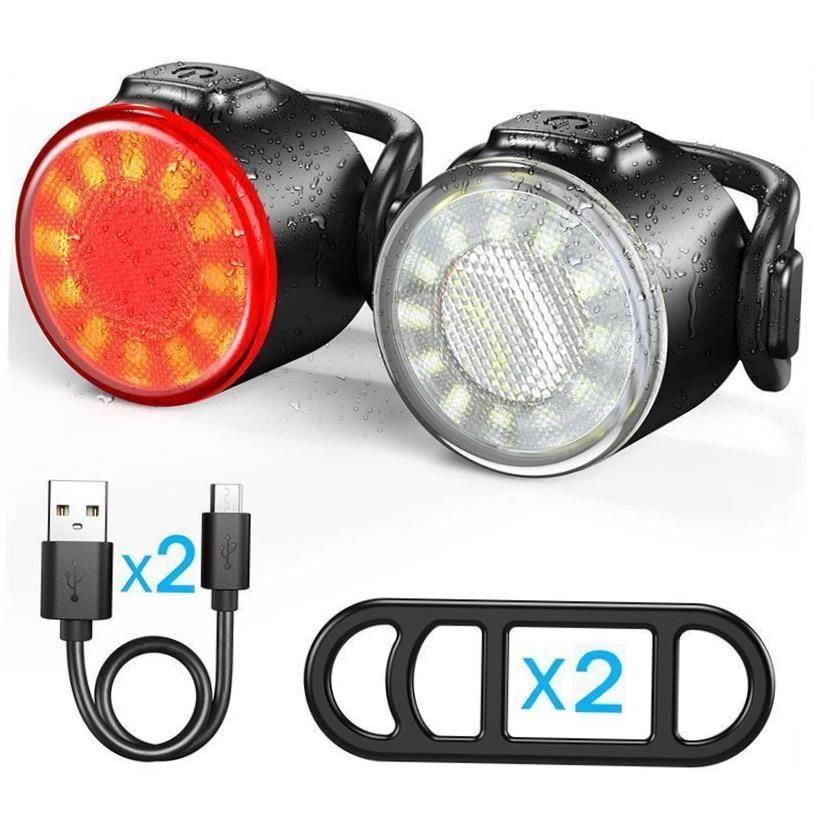 Bicycle Rear Light USB Rechargeable Waterproof Bike Safety W