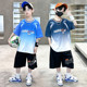 羽毛球训练服 小学生网球足球运动短袖 儿童篮球服套装 男童比赛夏季