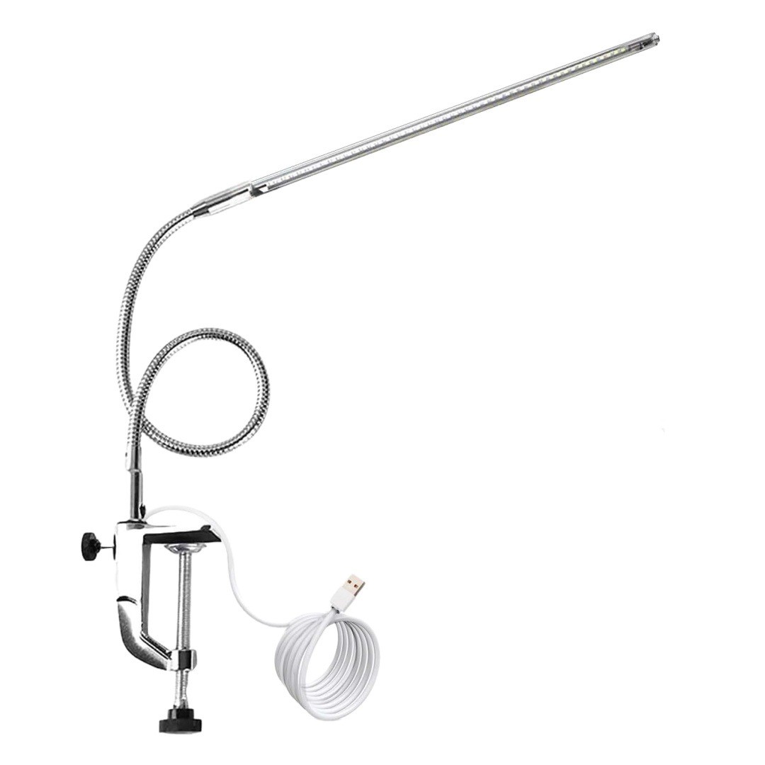 led夹子灯护眼书桌儿童学生专用学习床头学习可夹式阅读长臂台灯