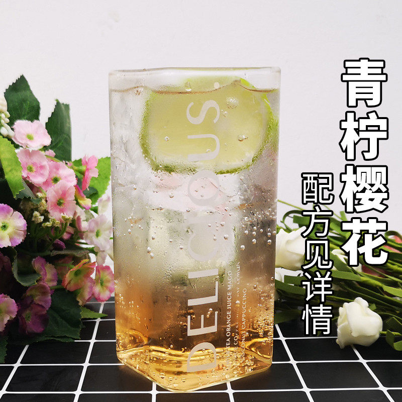高域青柠风味糖浆750ml 青柠果露香蜜咖啡鸡尾酒果汁专用商用浓浆