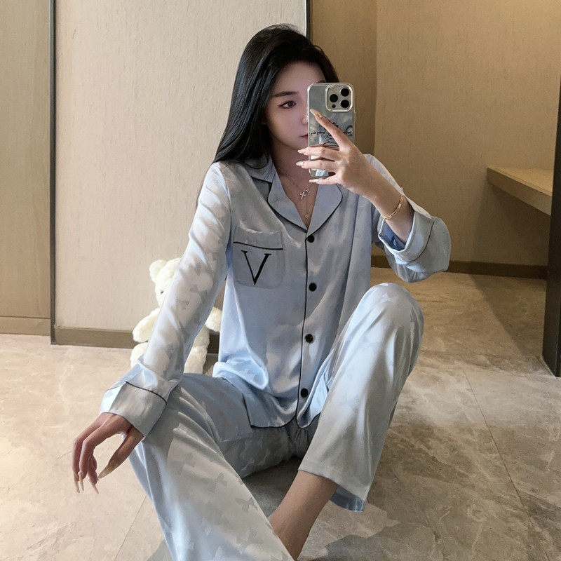 2025新款早春睡衣女春秋季冰丝长袖高级感外穿丝绸女款大码家居服,女士内衣/男士内衣/家居服,睡衣/家居服套装,淘宝优惠券,粉丝福利购,淘宝优惠卷