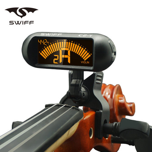 Swiff小提琴专用调音器专业电子调音器校音器专用卡扣定音器