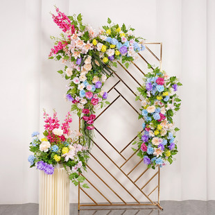 婚庆拱门花 挂花仿真花布置假花婚庆酒店活动装饰道具仿真花