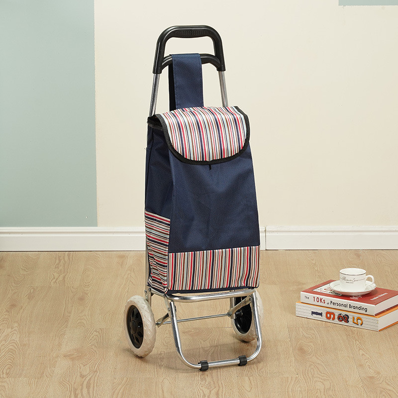 买菜手拉车老年购物便捷小推车可拉杆超市手拉车折叠爬楼拉货车