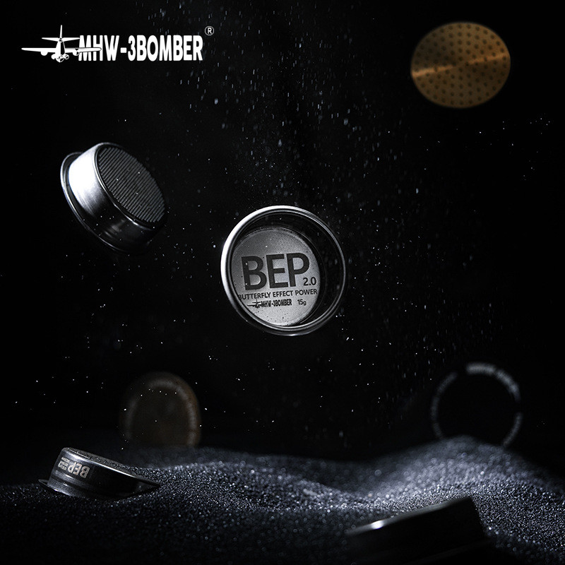 MHW轰炸机BEP蝴蝶粉碗2.0精密双层滤网咖啡机无底萃取18/20/22g