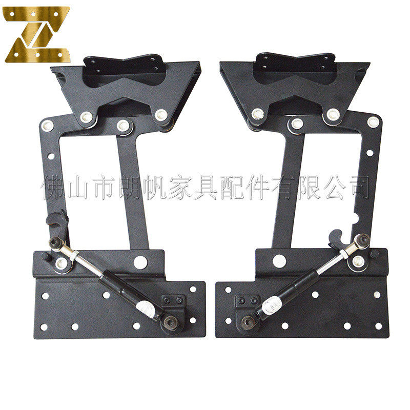 多功能茶几咖啡桌升降架 升降可折叠茶几气动杆铰链 家具五金配件