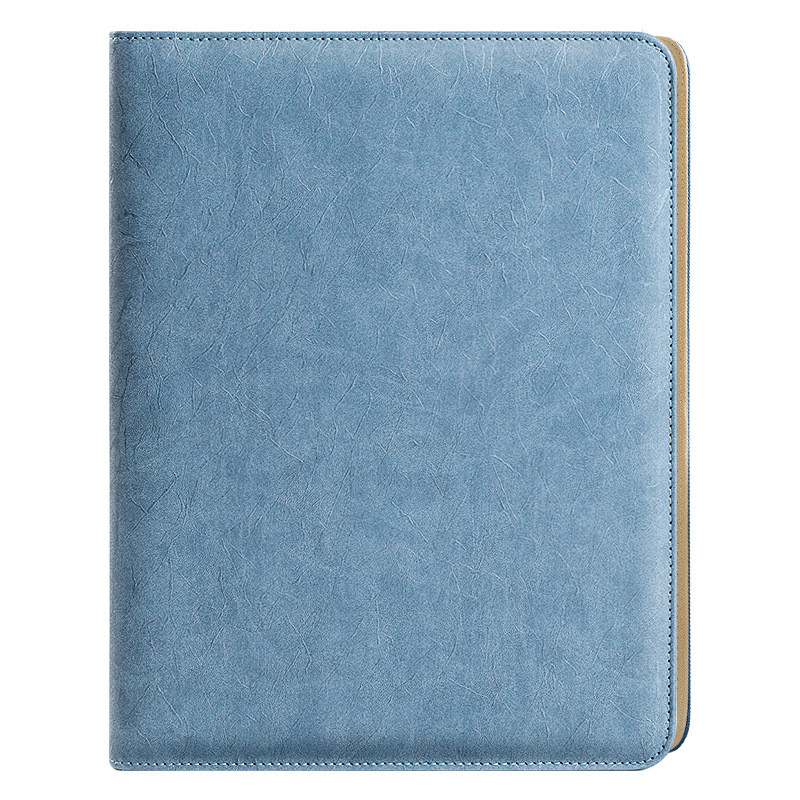 a4多功能文件夹皮质可谈客夹拉链包办公谈单夹活页经理夹商务定制