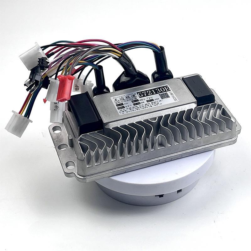 两轮电动车控制器正弦波智能电摩通用48V60V72矢量静音老式自学习