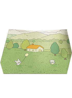 JOJO&#xSL.PD.Fir.绿色小清新地垫玄关进门除尘防滑地垫|杉青