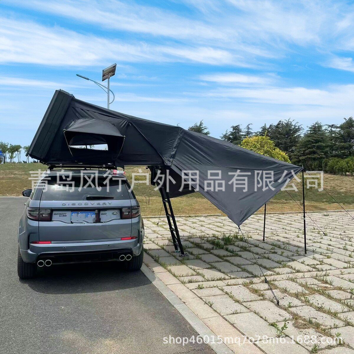 abs壳+铝壳车顶帐篷天幕户外露营使用自驾游必须搭配帐篷野营