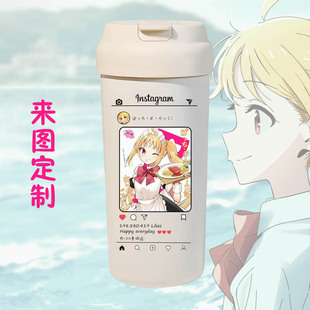 伊地知虹夏同款周边喝水杯创意动漫不锈钢咖啡保温杯孤独摇滚