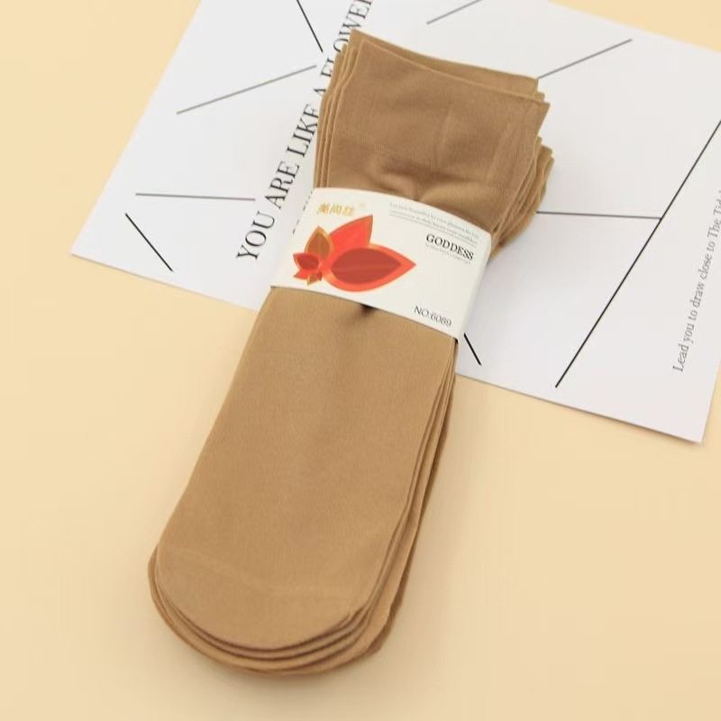 丝袜女加厚丝袜子男女款通用耐磨防勾丝夏天加长中筒钢丝袜春秋袜