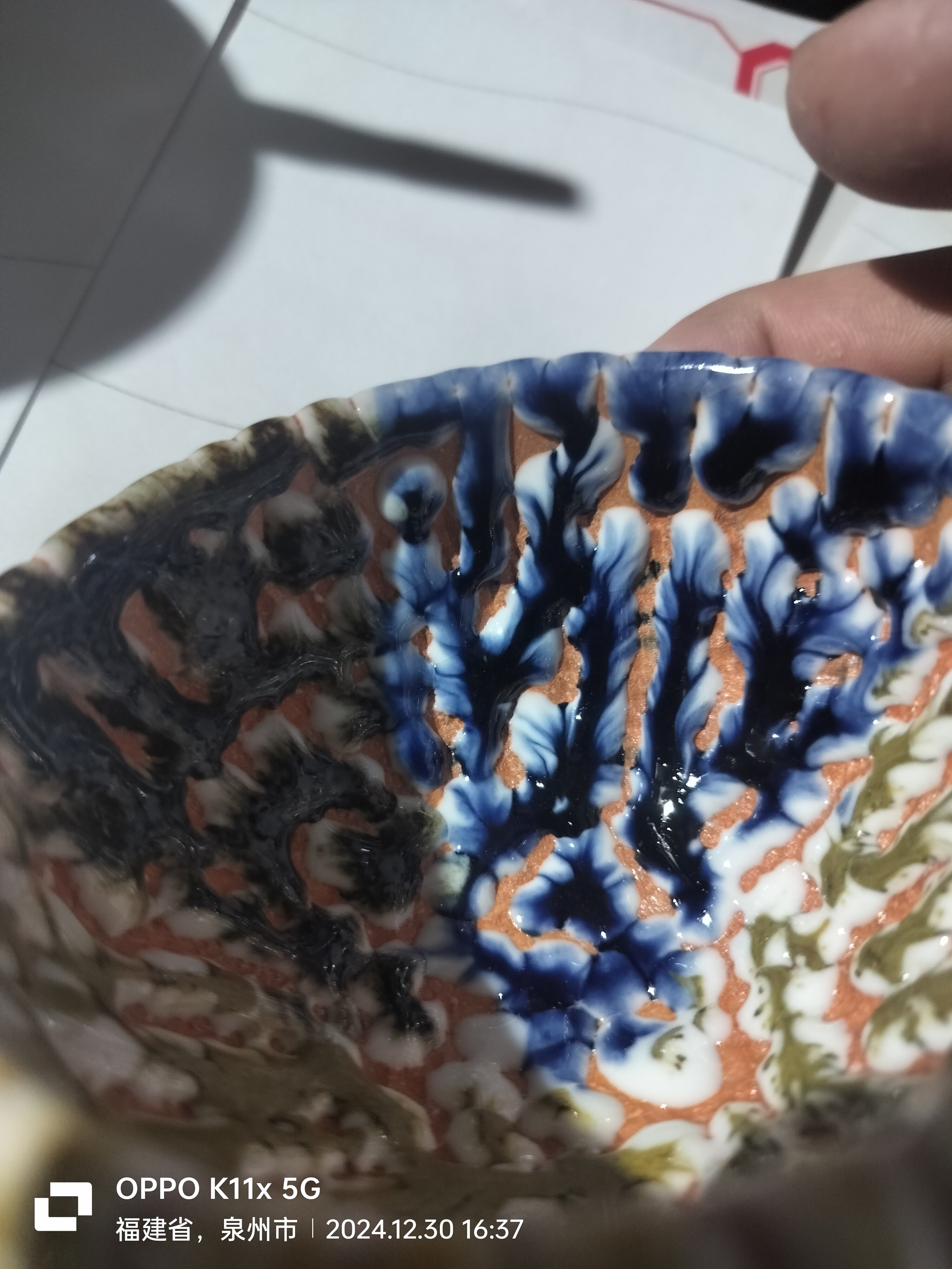 陶艺釉料景德镇中温电窑烧结晶颜色釉水草浮珠结晶釉志野艺术釉料图片