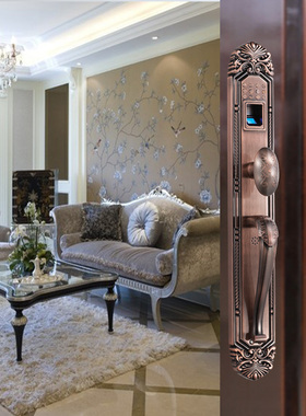 Keylock第吉尔别墅锁126指纹锁别墅锁替代锁可盖孔