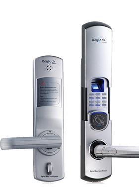 Keylock第吉尔指纹锁92密码刷卡钥匙门锁入户门经典门锁