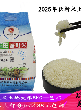 高丽村 延边延田大米 新东北吉林延边大米 一级粳米 5kg10斤装 包