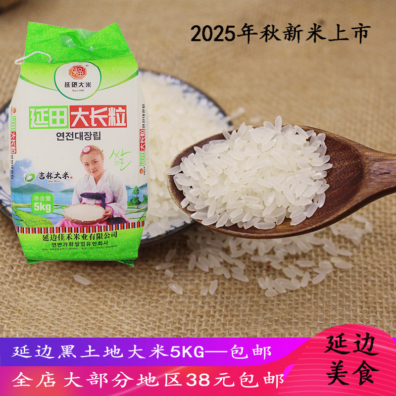 高丽村 延边延田大米 新东北吉林延边大米 一级粳米 5kg10斤装 包