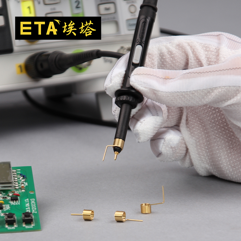 埃塔ETA5906示波器探头测纹波接地弹簧镀金示波器探棒接地针测环 五金/工具 示波器 原图主图